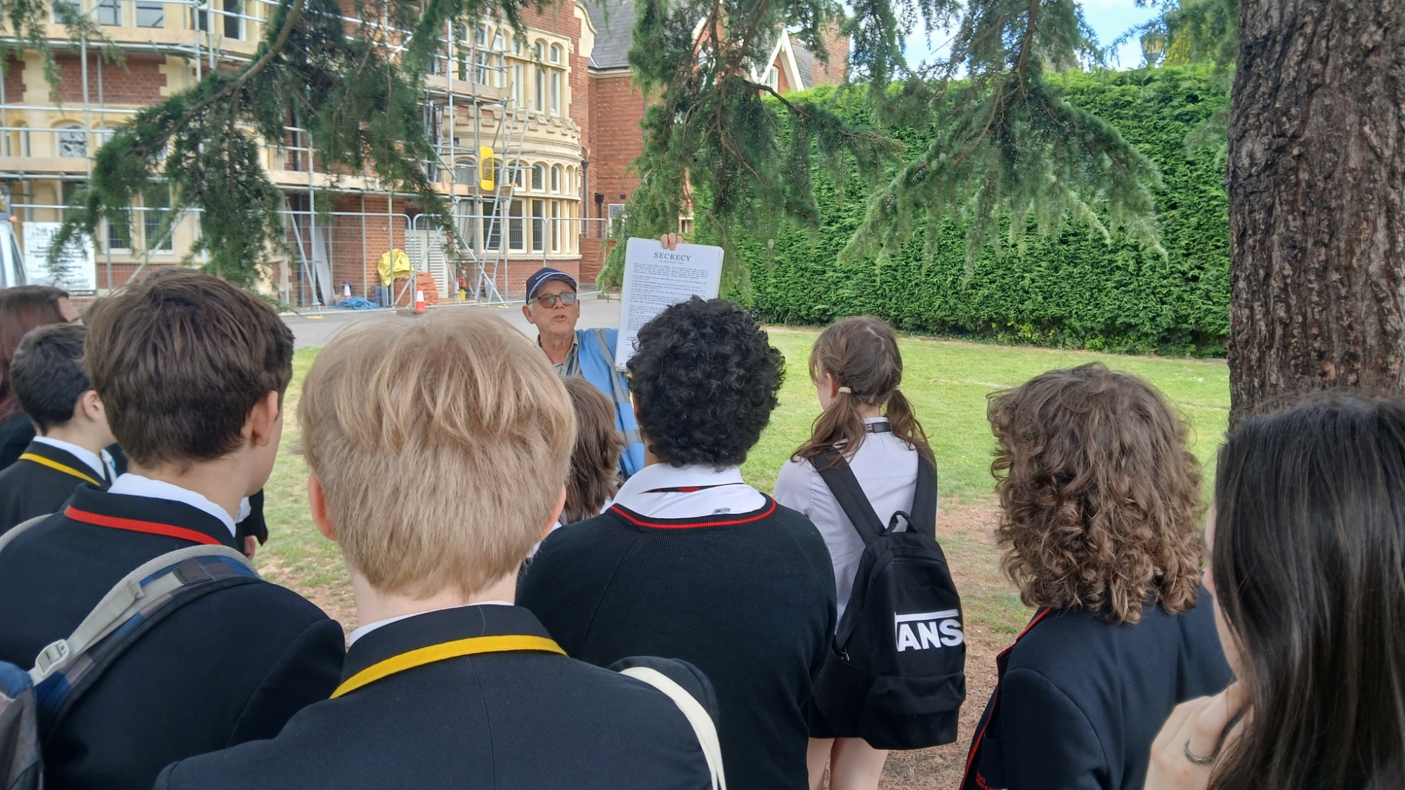 Computer Science students at Bletchley Park